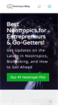 Mobile Screenshot of nootropicsblog.com