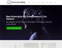 Tablet Screenshot of nootropicsblog.com